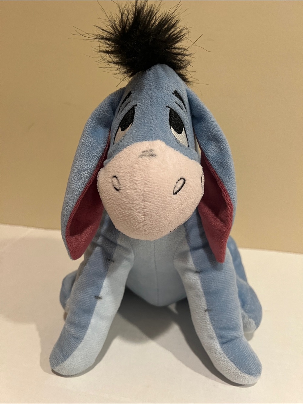 Disney Plush Eeyore in Light Blue with Hot Pink Bow Winnie the Pooh’s Friend